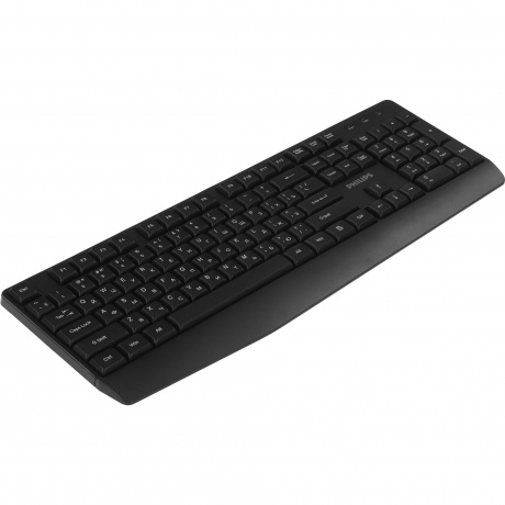 Клавиатура + мышь Philips SPT6337 (SPT6337B/60) чёрный - фото 4
