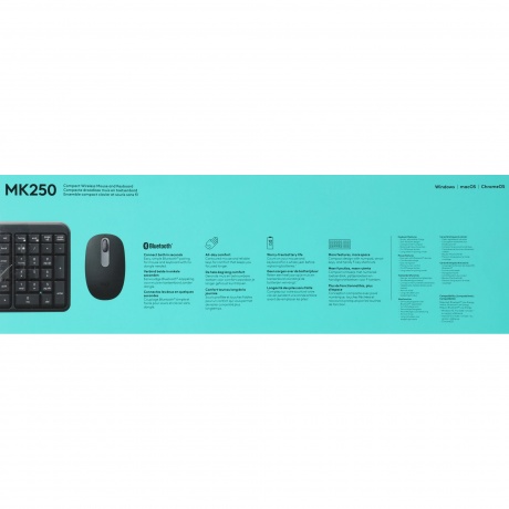 Клавиатура + мышь Logitech MK250 (920-013853) Black - фото 19