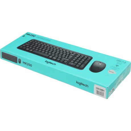 Клавиатура + мышь Logitech MK250 (920-013853) Black - фото 20