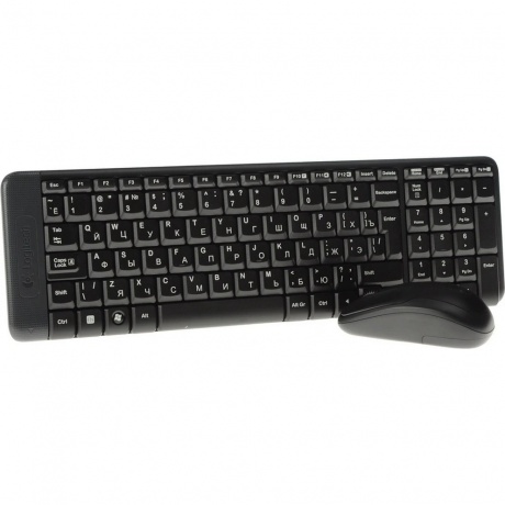 Набор клавиатура+мышь Logitech MK220 черный (920-003169) - фото 1