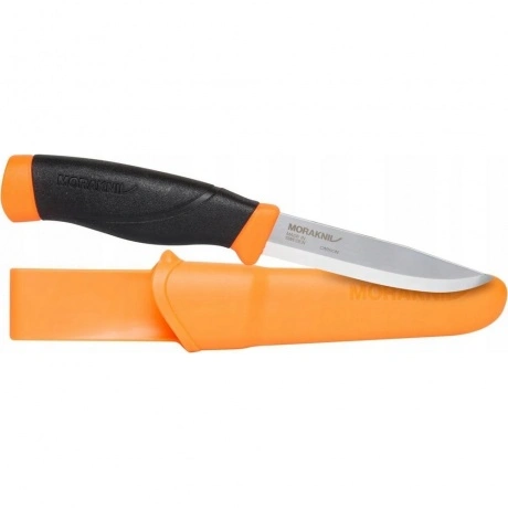 Нож Morakniv Companion F Serrated, нержавеющая сталь, оранжевый