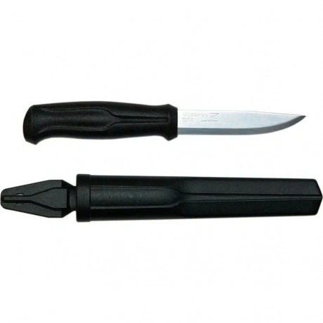 Нож Morakniv 510, углеродистая сталь, черный