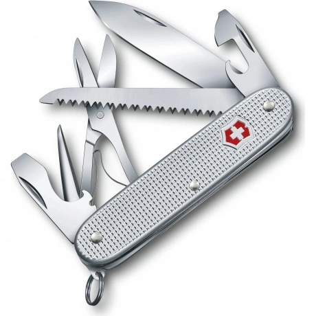 Нож Victorinox Farmer X Alox, 93 мм, 10 функций, алюминиевая рук...