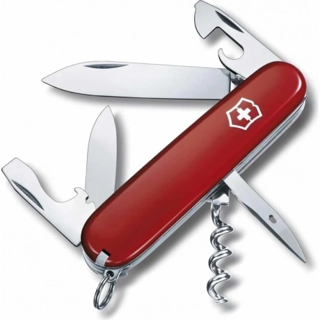 Нож Victorinox Spartan, 91 мм, 12 функций, красный, блистер