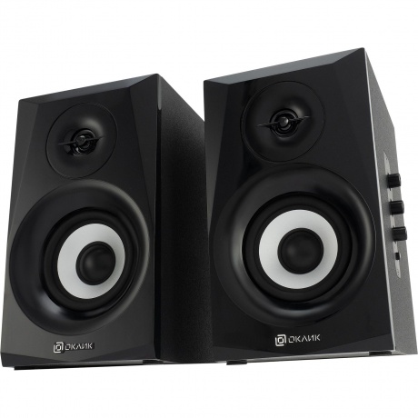 Колонки Oklick OK-166 BT 2.0 черный 40Вт - фото 1