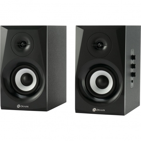 Колонки Oklick OK-166 BT 2.0 черный 40Вт - фото 8