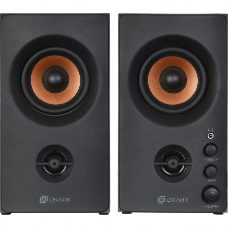 Колонки Oklick OK-164 2.0 черный 30Вт