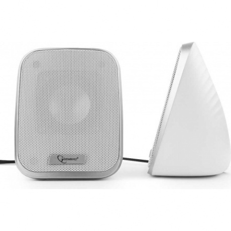 Колонки Gembird SPK-100-W 2.0 White - фото 3