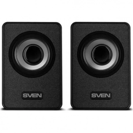 Колонки Sven 135 2.0 черный 6Вт
