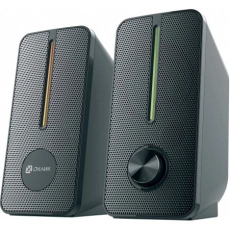 Колонки Oklick OK-120 2.0 черный 8Вт