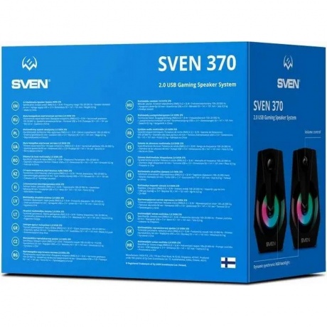 Колонки Sven 370 чёрные (SV-020552) - фото 8