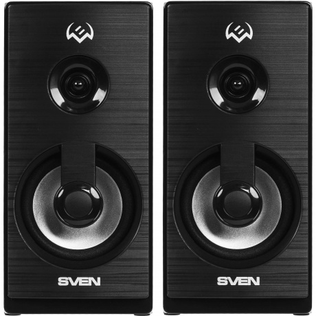 Колонки Sven SPS-512 2.0 чёрные (SV-020156) - фото 2