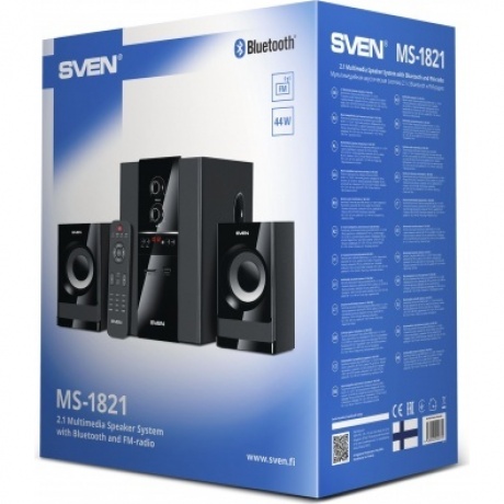 Колонки Sven MS-1821 2.1 черный 40Вт BT - фото 17