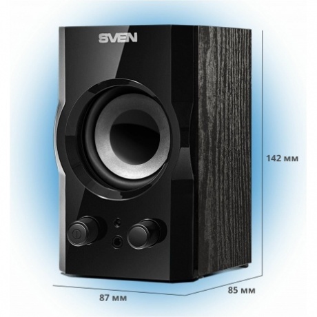 Колонки Sven SPS-606 2x3W Black - фото 8