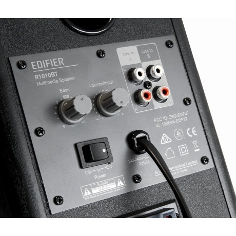 Колонки Edifier R1010BT 2.0 черный/черный 24Вт BT - фото 7