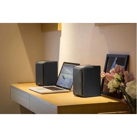 Колонки Edifier R1010BT 2.0 черный/черный 24Вт BT - фото 10