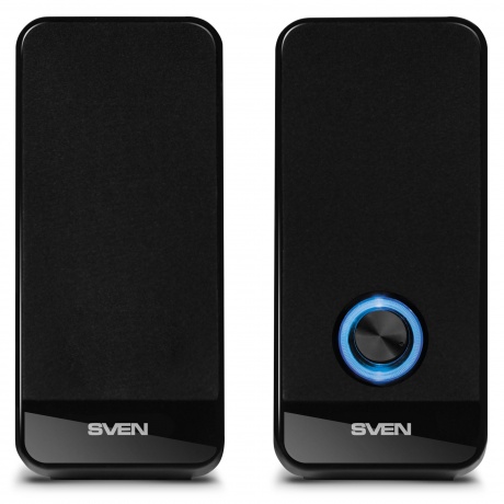 Колонки SVEN 320 чёрные 2x3W USB - фото 2