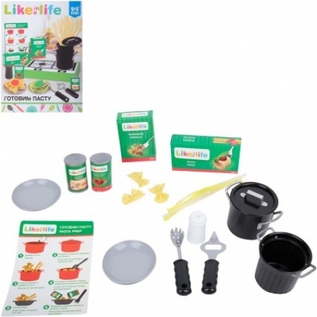 Набор Кухня(12 предметов)посуда,продукты в коробке 3258/20015276...