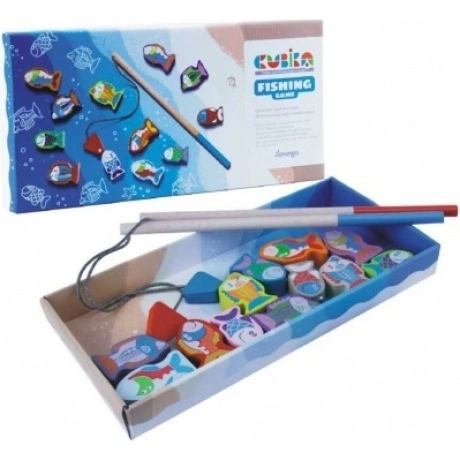 Игрушка "Рыбалка" (12 рыбок, удочки) CUBIKA.13739