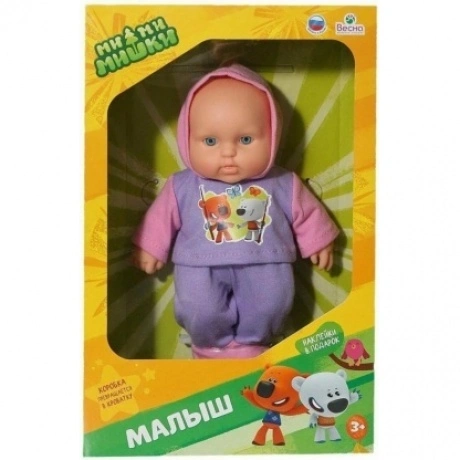 Пупс Малыш Ми-ми-мишки 1 Весна кукла 18,5 см пластмассовая