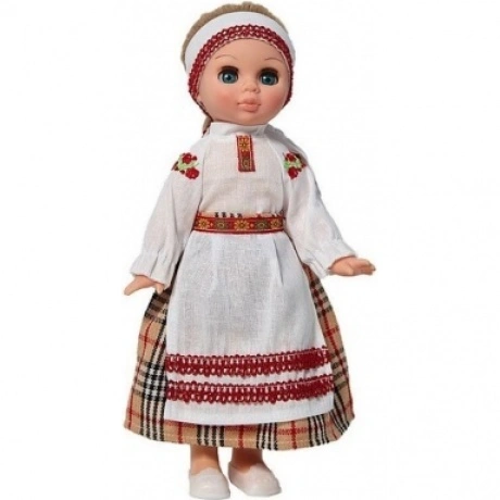Кукла Эля Весна в белорусском костюме 30 см пластмассовая