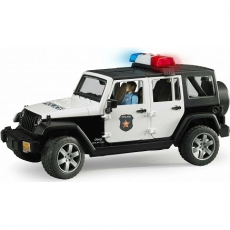 Машинка Bruder Внедорожник Jeep Wrangler Unlimited Rubicon Полиц...