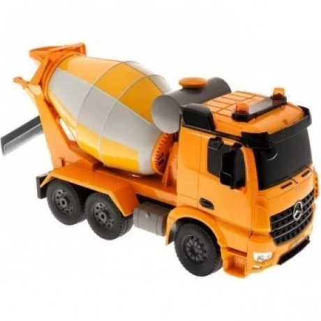 Бетономешалка Mercedez-Benz 1:20 на РУ (свет,звук) в коробке вра...