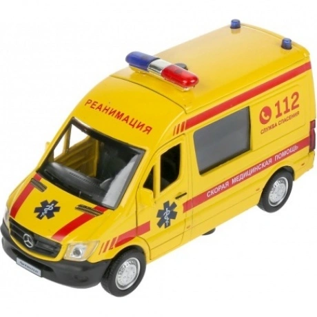 Машина металлическая "mersedes-benz sprinter реанимация" 14 SPRI...