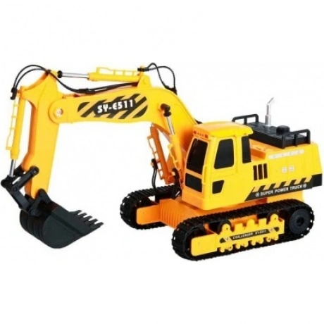 Экскаватор 1:20 на РУ (свет,звук) в коробке E511-003
