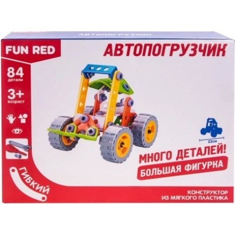 Конструктор гибкий Fun Red Автопогрузчик 84 детали