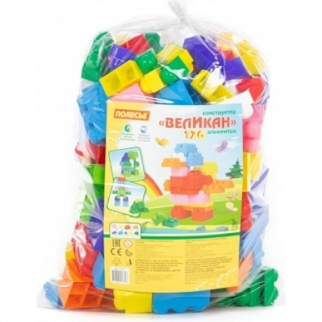 Конструктор "Великан" 126 деталей в мешке Полесье 7703
