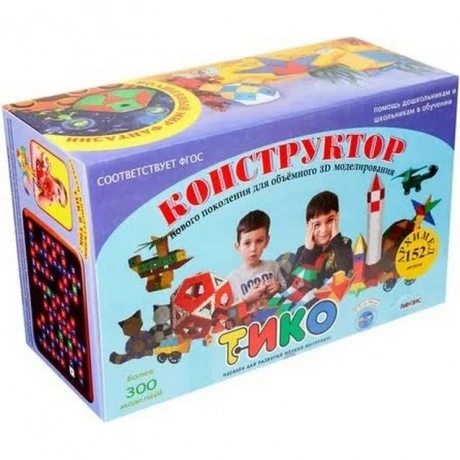 Конструктор ТИКО "Архимед" 152 детали в цветной коробке Рантис 6...