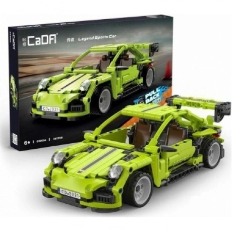 Конструктор "Спортивный автомобиль" (387 деталей) в коробке