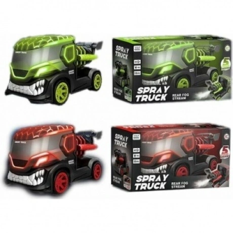 Грузовой автомобиль ANGRY TRUCK на РУ (свет,пар) в коробке аккум...