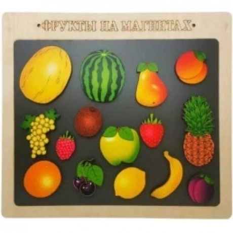 Магнитная игра Нескучные игры "Фрукты на магнитах" 15 дет арт.83...