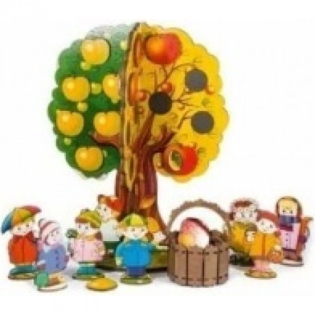 Магнитная игра Нескучные игры "Яблоня. Времена года" арт.8065 /8