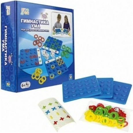 Игра настольная 1TOY ИГРА ДРОМ "Гимнастика ума"