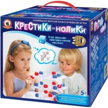 Настольная игра "Крестики-нолики 3D" Русский стиль 09020