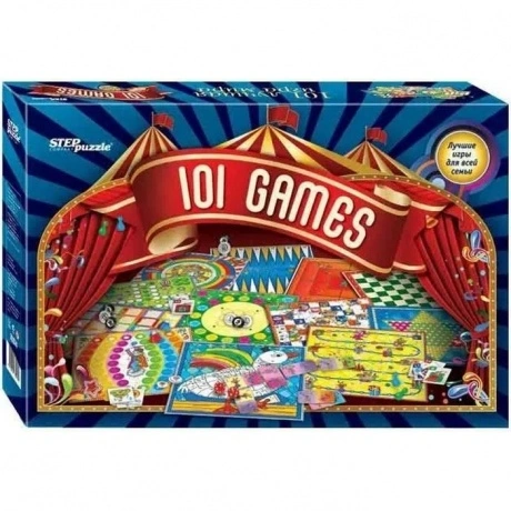 Настольная игра Step Puzzle "101 лучшая игра мира" арт.76074