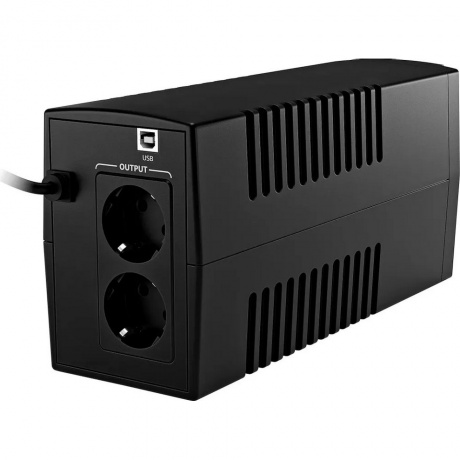 ИБП Ippon Back Basic 650 Euro черный (383323) - фото 3