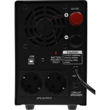 ИБП Powercom Infinity INF-500 черный - фото 3