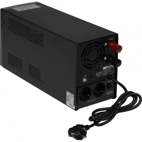 ИБП Powercom Infinity INF-800 черный - фото 4