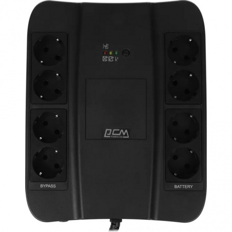 ИБП Powercom Spider SPD-650N черный - фото 1