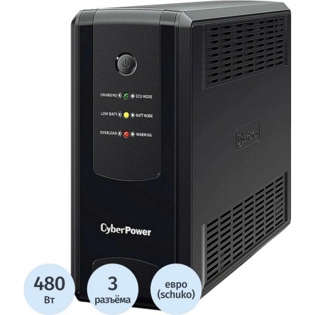 Источник бесперебойного питания CyberPower UT850EG - фото 1
