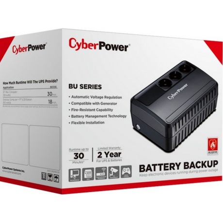 Источник бесперебойного питания CyberPower BU725E - фото 3