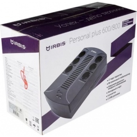 ИБП Irbis UPS Personal Plus 800VA/480W ISBR800E - фото 3