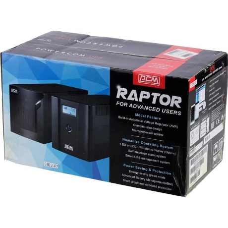 ИБП Powercom Raptor RPT-2000AP LCD - фото 9