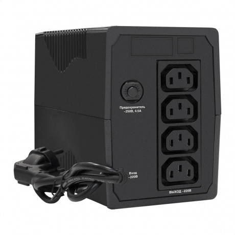 ИБП ExeGate Power Back BNB 600 Black - фото 2