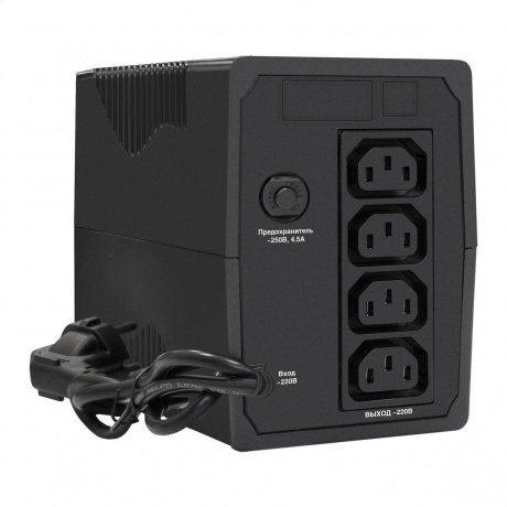 ИБП ExeGate Power Back BNB 600 Black - фото 6