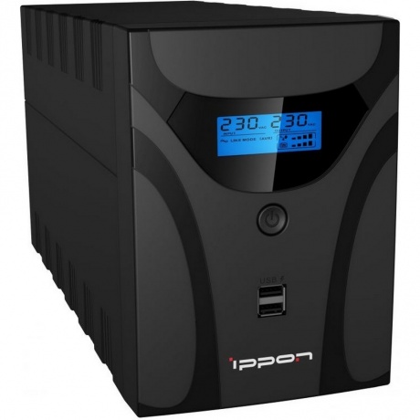 ИБП Ippon Smart Power Pro II 2200 черный - фото 2